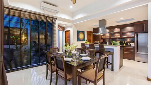 Villa Sunny Banks Обеденная зона