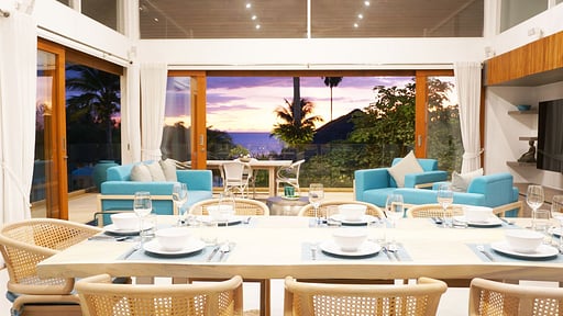 Villa Sunsai Dining area