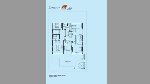 Villa Sunstone Floor plan