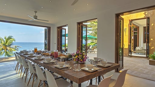 Villa Sunyata Zona pranzo