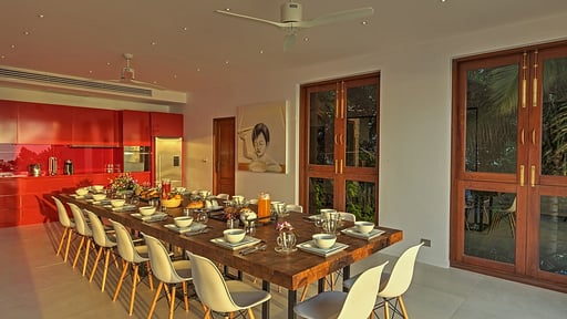 Villa Sunyata Zona pranzo