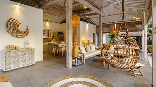 Villa Surga Blue Salon