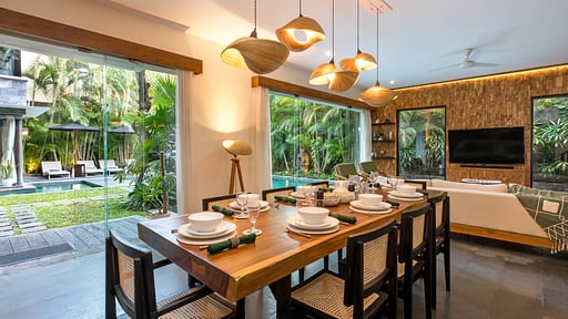 Villa Suvitha Dining area