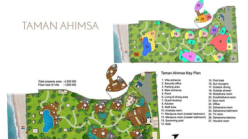Villa Taman Ahimsa Floor plan