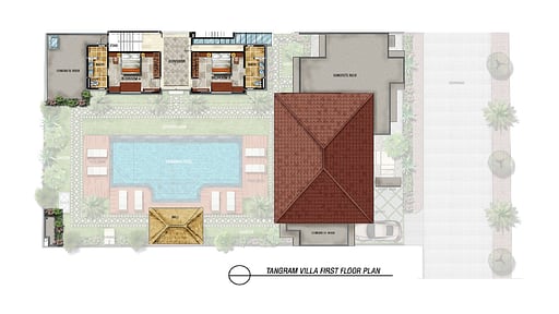 Villa Tangram Floor plan