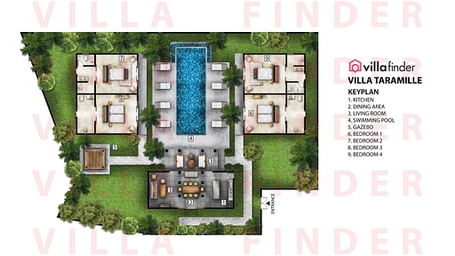 Villa Taramille Floor plan