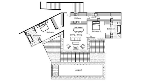 Villa Tatamoana Grundriss
