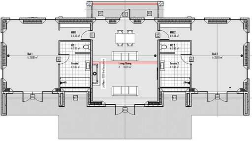 Villa Tautoru Floor plan