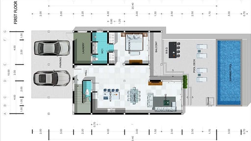 Villa The Calvie Grundriss