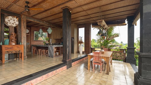 The Joglo at Umah Sunset Dining area