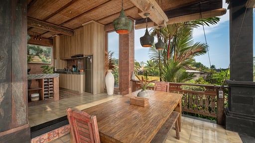 The Joglo at Umah Sunset Dining area