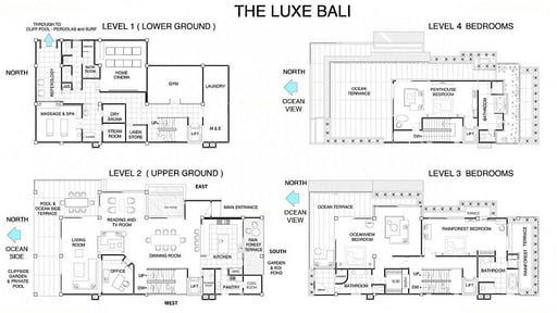 Villa The Luxe Floor plan