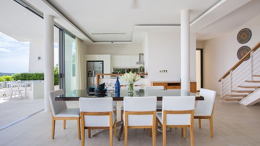 Villa The Ridge Eight Dining area