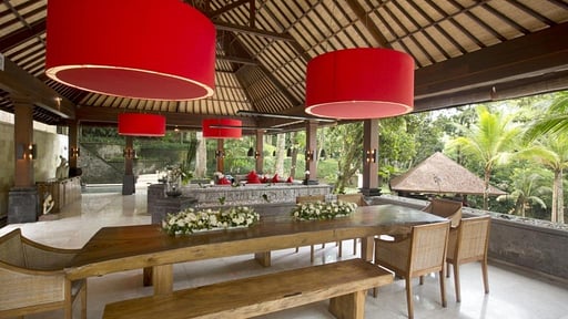 Villa The Sanctuary Zona pranzo