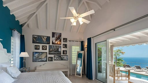 Villa Ti Moun Schlafzimmer 1