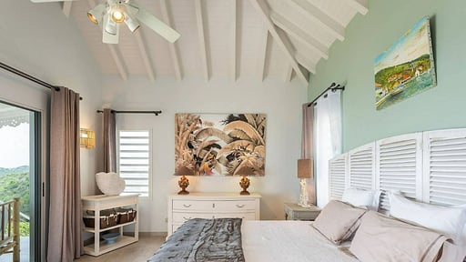 Villa Ti Moun Schlafzimmer 2