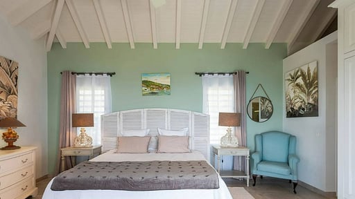 Villa Ti Moun Schlafzimmer 2