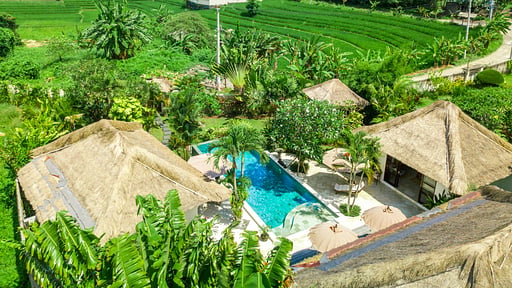 Villa Tibu Indah Drone pictures