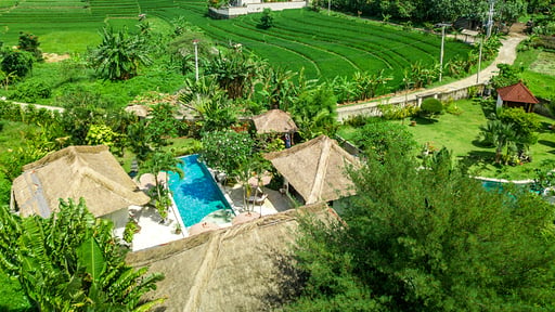 Villa Tibu Indah Drone pictures