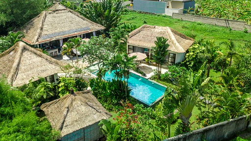 Villa Tibu Indah Drone pictures