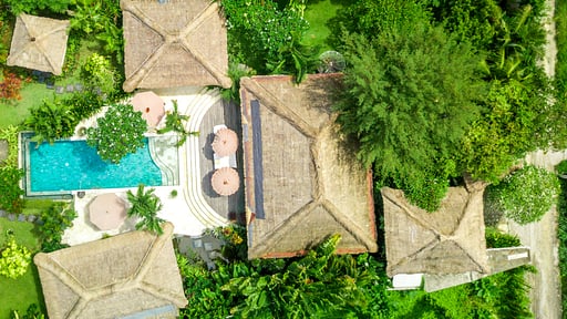 Villa Tibu Indah Drone pictures