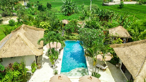 Villa Tibu Indah Drone pictures