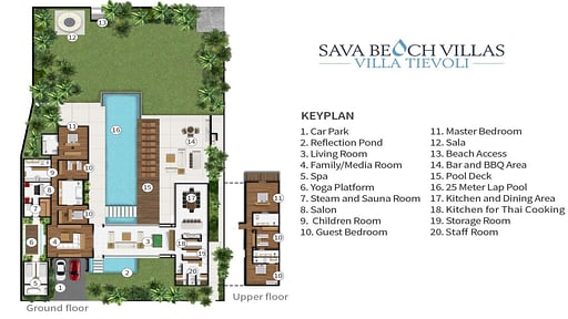 Villa Tievoli Floor plan