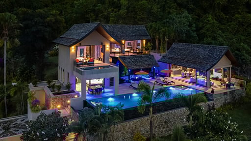 Villa Tiga Drone pictures