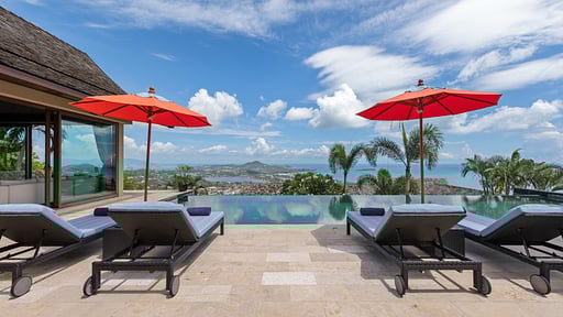 Villa Tiga Swimming pool