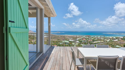 Villa Tintamarre Terrace/Veranda