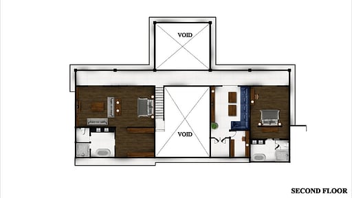 Villa Tjitrap Floor plan