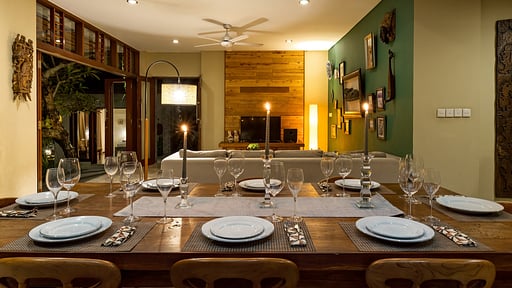 Villa Toba Dining area