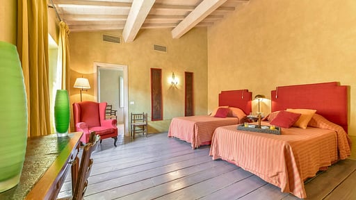 Villa Tolomei Schlafzimmer 6