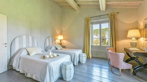 Villa Tolomei Schlafzimmer 7