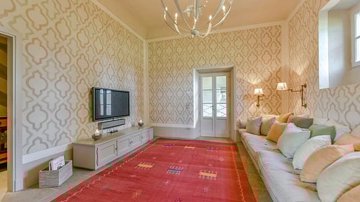 Villa Tolomei Medienraum