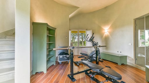 Villa Tolomei Fitnessraum