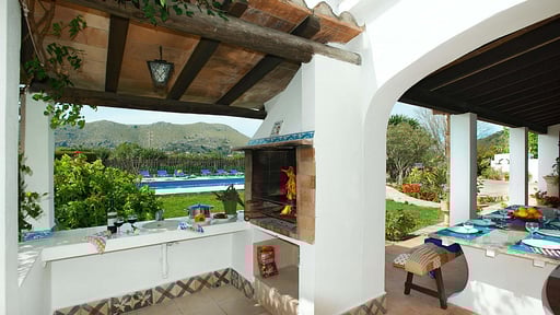 Villa Tomeu Seguinot BBQ equipment