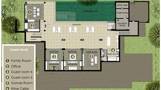 Villa Torcello Grundriss