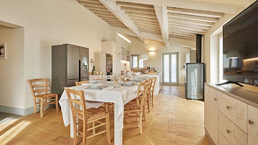 Villa Tornavento Eethoek