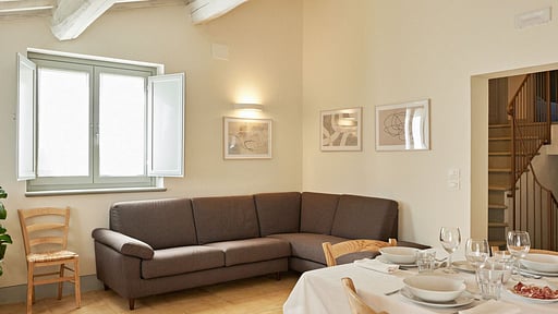 Villa Tornavento Woonkamer