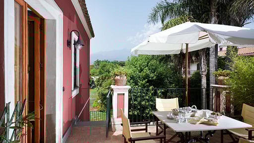 Villa Torre Archirafi Terrasse