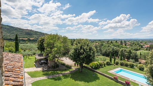 Villa Torre degli Elci Garten