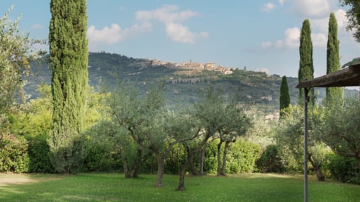 Villa Torre degli Elci Garten