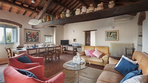 Villa Torre degli Elci Wohnbereich