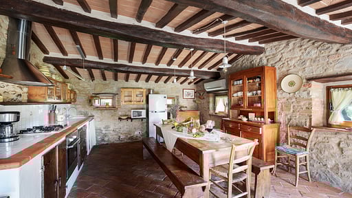 Villa Torre degli Elci Küche