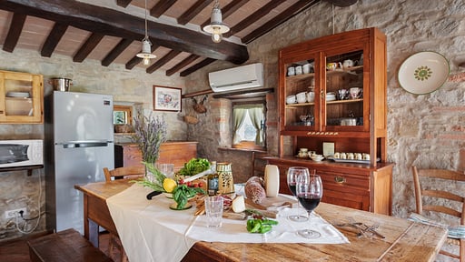 Villa Torre degli Elci Küche