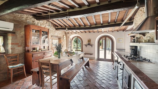 Villa Torre degli Elci Küche