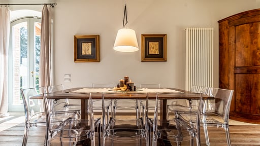 Villa Torrita Dining area