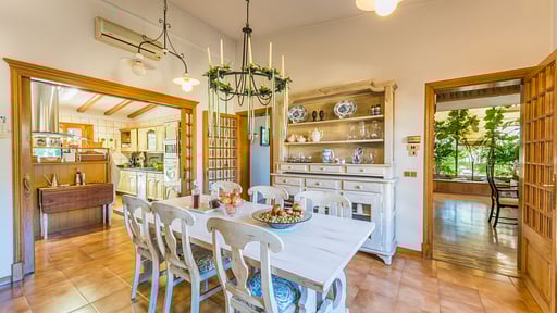 Villa Tramontana Zona pranzo