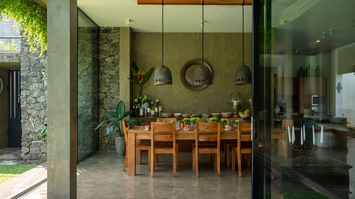 Villa Tranquil Waters Zona de comedor